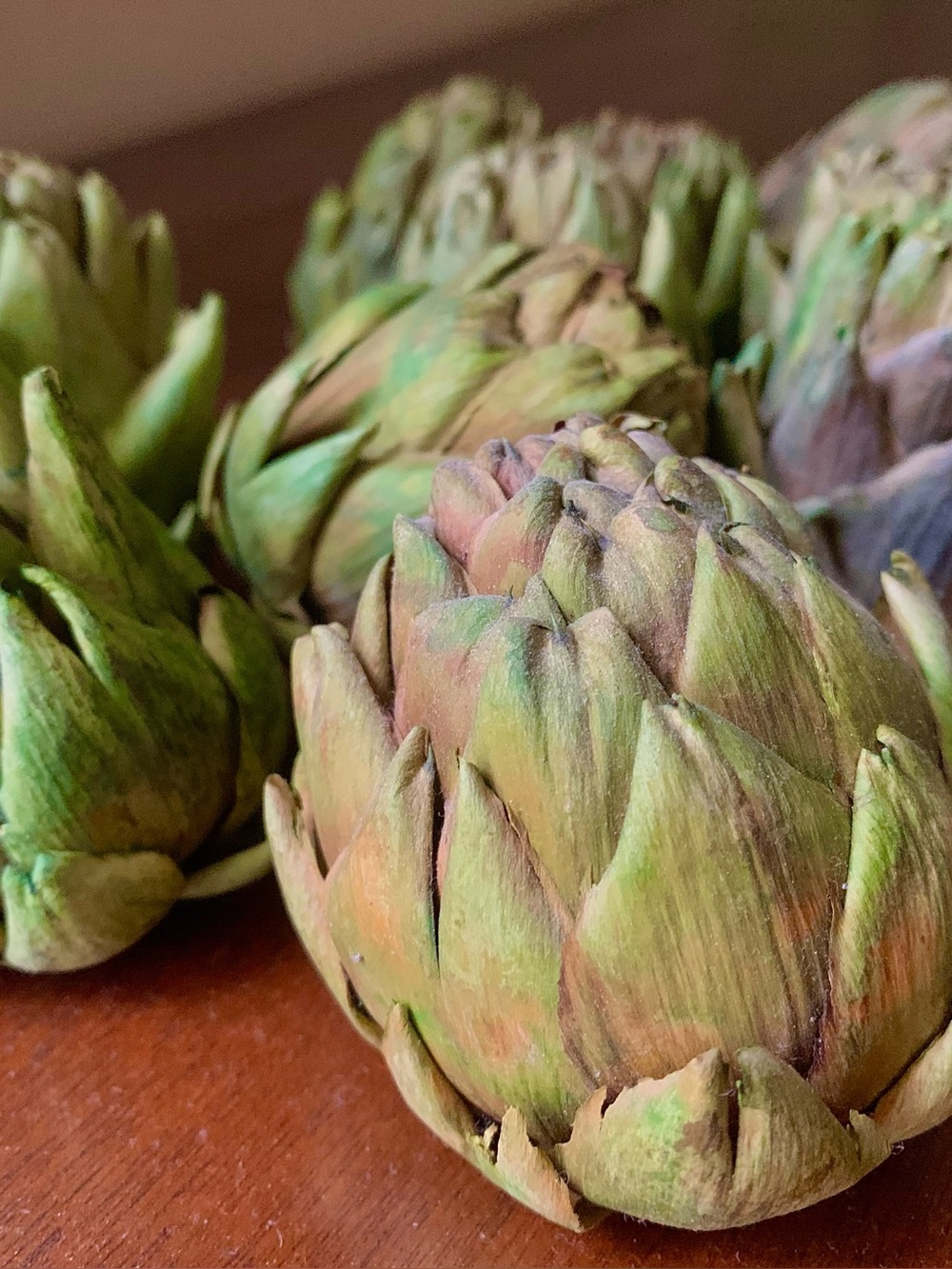Eleven Fresh GreenArtificial  Artichokes